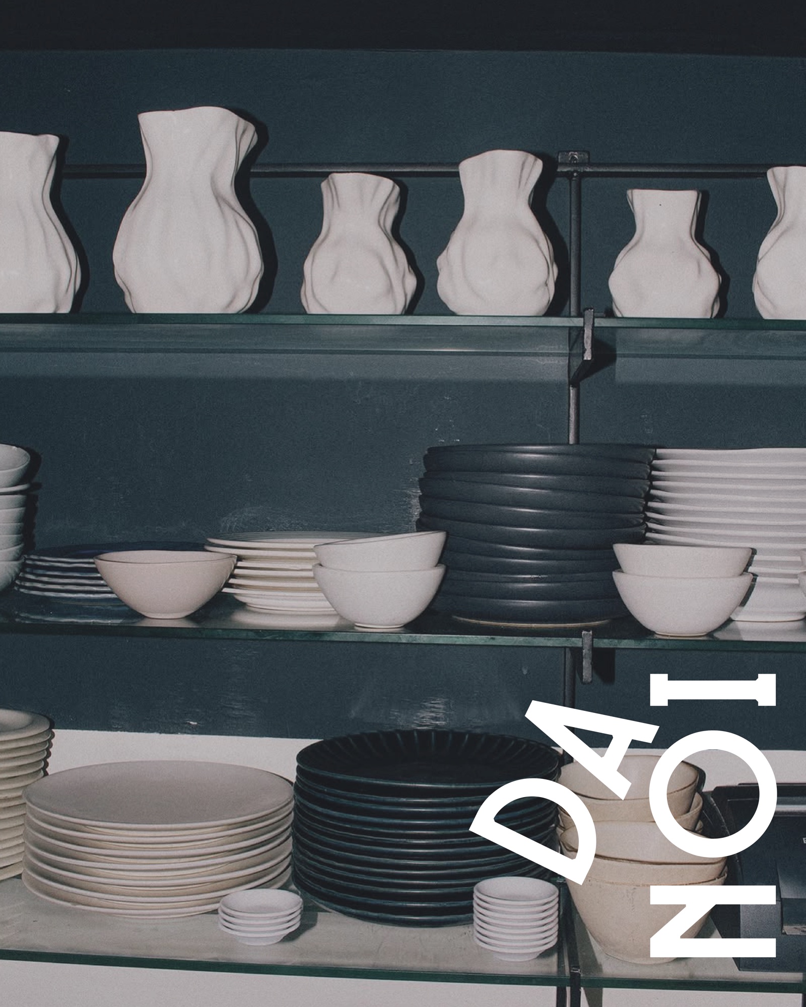 Da Noi restaurant brand identity Lisbon — Volet